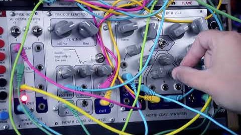 MSK 013 Middle Path VCO & MSK 007 Leapfrog Filter-North Coast Synthesis (dark sounds 2 patches )