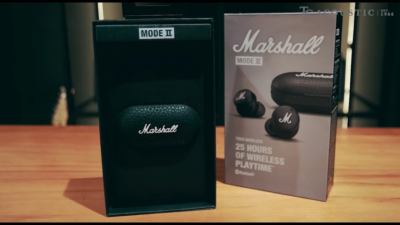 Auriculares Marshall Mode II (2) true wireless sonido premium unboxing test  y opinion 