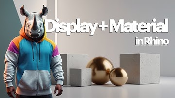 Master Display & Materials in Rhino 3D — Realistic Models Made Easy!