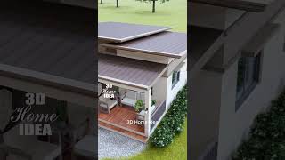 8.5 X 9.5 Meters | 2 Bedroom Farmhouse  #3dhomeidea #housedesign #home #houseplan #smallhouse
