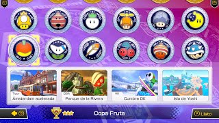Mario Kart 8 Nuevas Pistas Copa Fruta con atajos