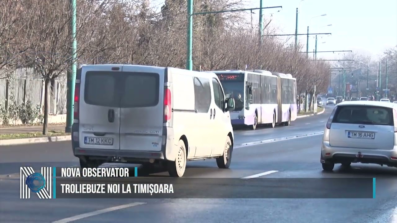 Troliebuze noi la Timișoara Troliebuze noi la Timișoara