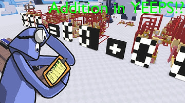 Yeeps Addition Calculator with 7-Segment Displays