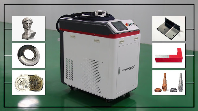 Pulse laser cleaning machine, rust and paint removal, paint