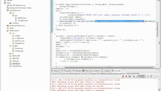 Setting up your JSP environment - 8.1 MySQL Insert with JSP
