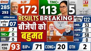 BJP Victory in West Bengal Election Results Counting LIVE: बीजेपी को बहुमत | TMC