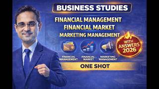 Important questions One Shot XII SEM 4 Financial Management, Financial Market, Marketing Management