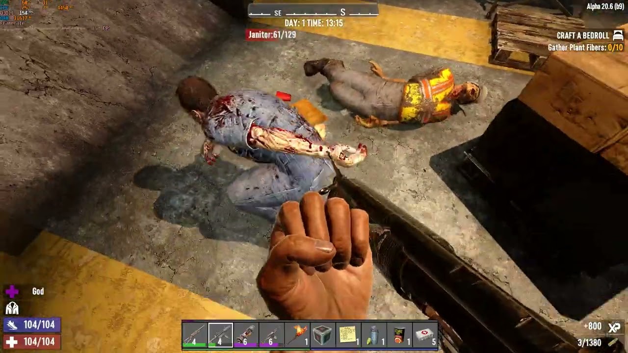 5800X3D 7 Days to Die With RTX 3080 - Alpha 20 City Test