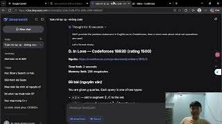 Livestream coding DSA competitive programming 💻🖱️⌨️