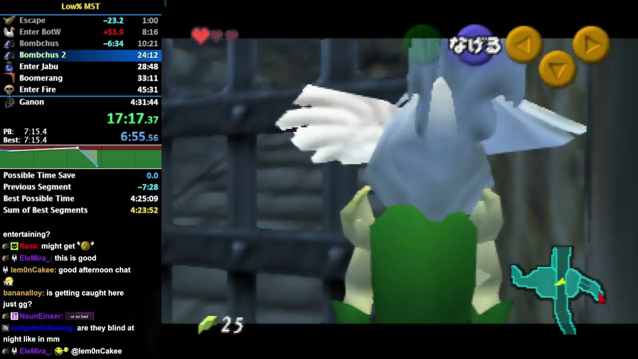 Ocarina of Time Low% MST Speedrun in 