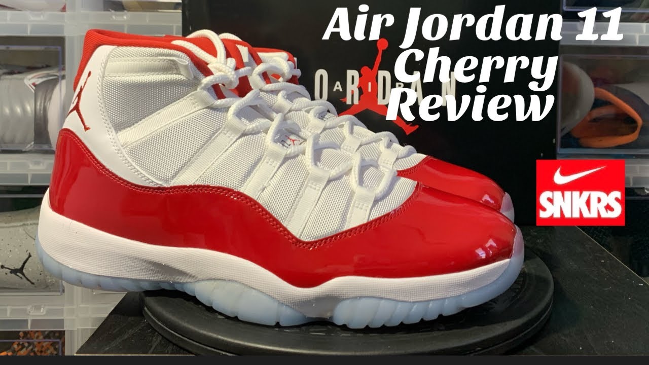 Early Look!! Air Jordan 11 Cherry Review. Cherry Jordan 11 Review w