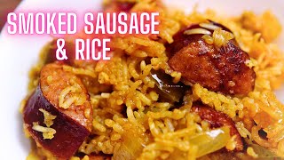 Instant Pot Smoked Sausage and Rice