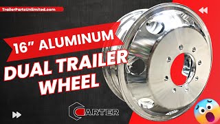 16” Aluminum Dual Trailer Wheel 8 on 6.5” - Forged Wheel - Trailer Parts Unlimited