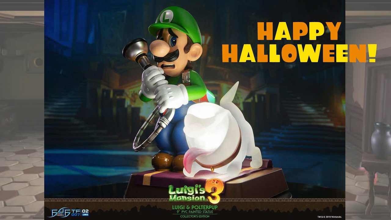 Luigi's Mansion 3 - Luigi PVC Statue Collector's Edition