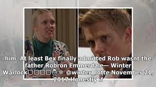 Emmerdale fans up in arms as rebecca white slaps robert sugden and tells him he is not their baby’s