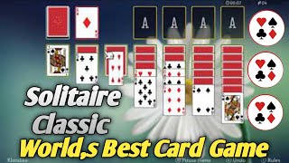 CLASSIC SOLITAIRE ] BACK AGAIN !! How to Play Solitaire Classic Game #faizeegames