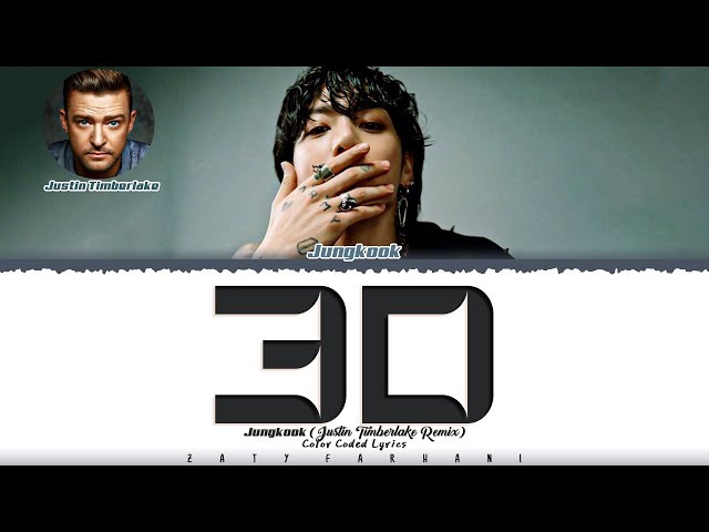 JUNGKOOK - '3D' [Justin Timberlake Remix] Lyrics [Color Coded_Eng] class=