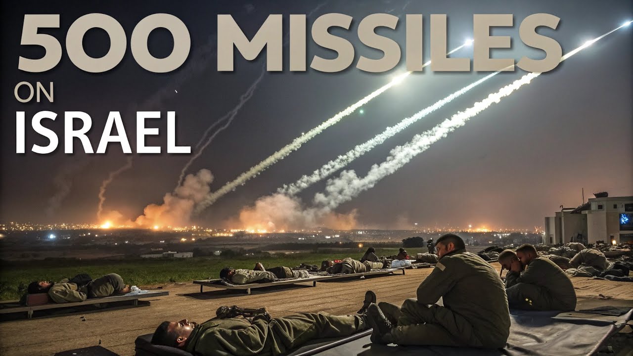 Iran Unleashes 500 Missiles on Israel – Deadly Attack Kills 16 Israeli Pilots in Major Escalation
