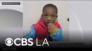 6-year-old boy found in Victorville; authorities seeking help locating parents