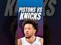 KNICKS VS PISTONS BEST BETS! #nba #nbaplayoffs #nbabets