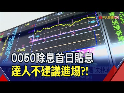 0050歷經18年總報酬衝540%！投資人追價00881投信示警"溢價過高"｜非凡財經新聞｜20210122