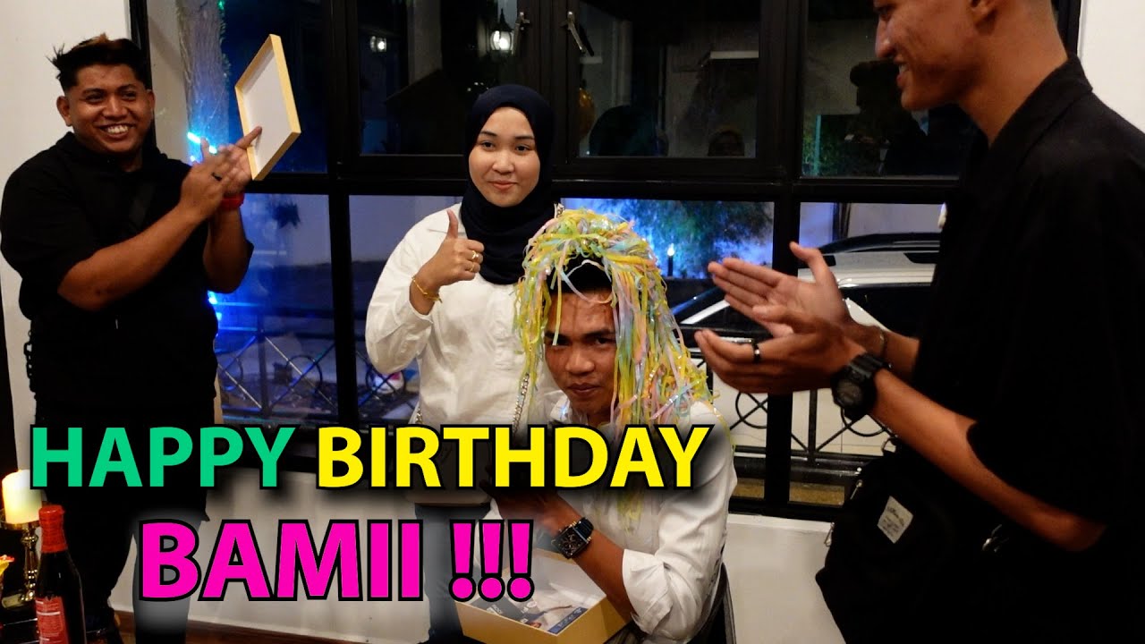 TEAM AYBAM SAMBUT BIRTHDAY B4MII ! Team hadiahkan barang dapur dekat bamii