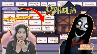 THERE'S A NEW MAP TO OPHELIA'S GHOST HOUSE!! OH MY GOD..SO HORROR!! SAKURA SCHOOL SIMULATOR-PART ...