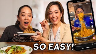 Making the Viral Cheesy Ramen Trend KetoFriendly!