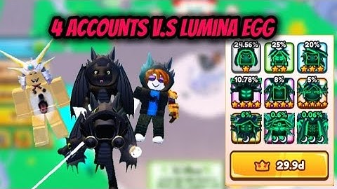 Hatching the ✨Lumina egg✨ for 72 hours-|⚔️Saber Simulator⚔️