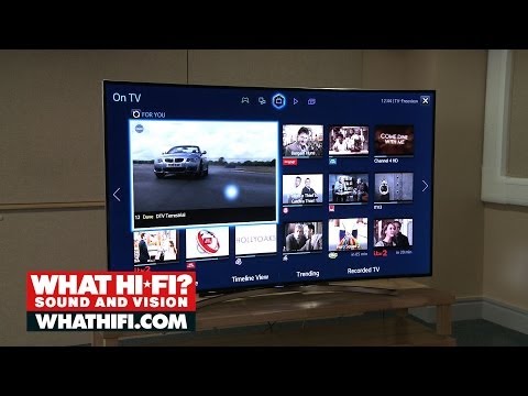 Samsung UE65H8000 unboxing -- curved LCD/LED TV 2014