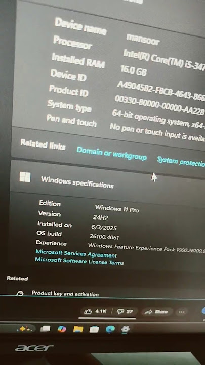Windows 11 24h2 ON i5 3470   GTX 1650 #i53470 #windows11 #gtx1650 #windows #graphicscarddrivers
