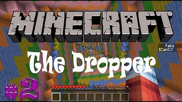 Minecraft : The Dropper Part 2 - Minecraft Falling Survival Map (Minecraft Best Map Ever Series)