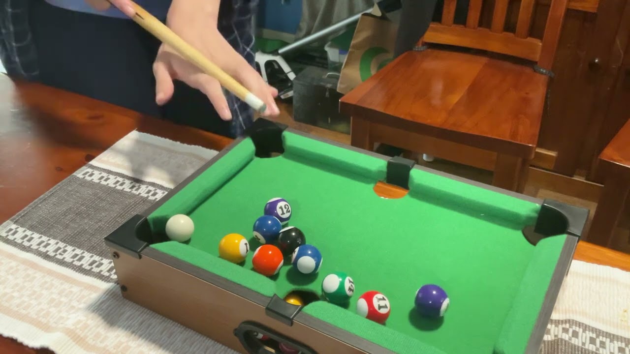 A friendly game of pool