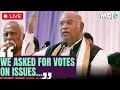 LIVE | "Modi only talks about hatred... "| Mallikarjun Kharge in New Delhi