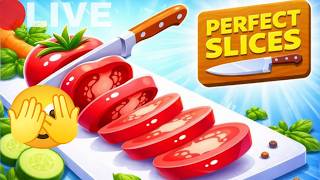 PERFECT SLICES 🫣 THE LIVEL STREAM 4444+ #youtubeshorts #shorts #gameplay screenshot 4