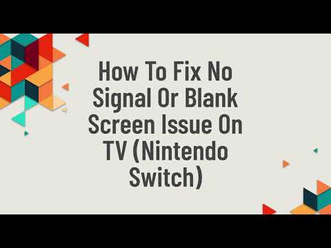 How To Fix No Signal Or Black Screen And Other Issues With TV Not Connecting to Nintendo Switch
