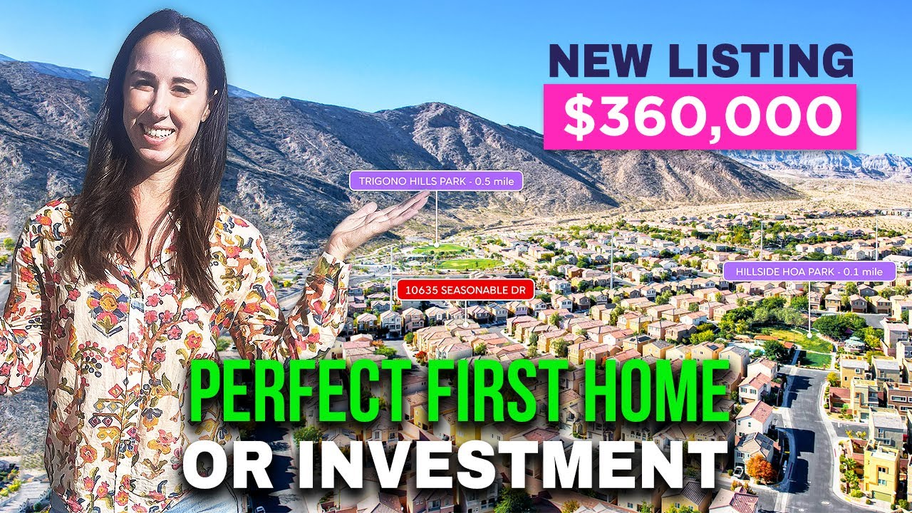 Las Vegas Home for Sale - Perfect Starter Home or as Investment at $360,000