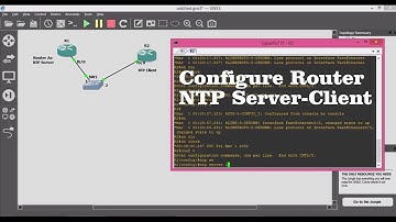Configure Router NTP Server Client