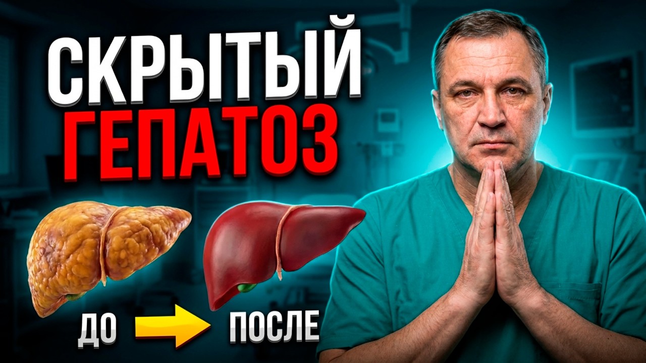 Жировой ГЕПАТОЗ: как очистить печень от жира без таблеток?