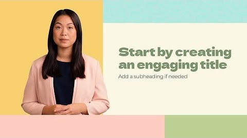 Training Video Template to Practice a New Skill (Fully customizable)