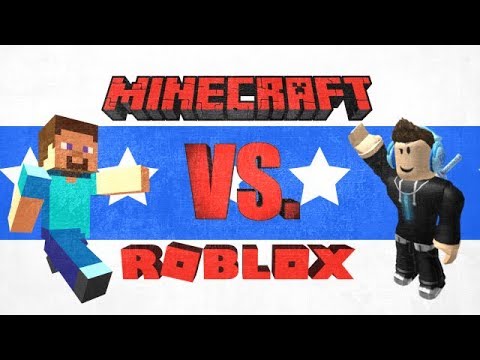 Minecraft Vs Roblox Youtube - youtube minecraft vs roblox