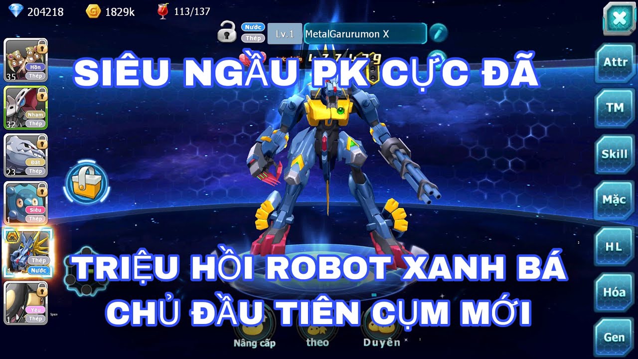 Poke Đại Chiến | TIẾN CẤP ROBOT BÁ CHỦ SEVER MỚI ĐẦU TIÊN CỤM MỚI NHẤT