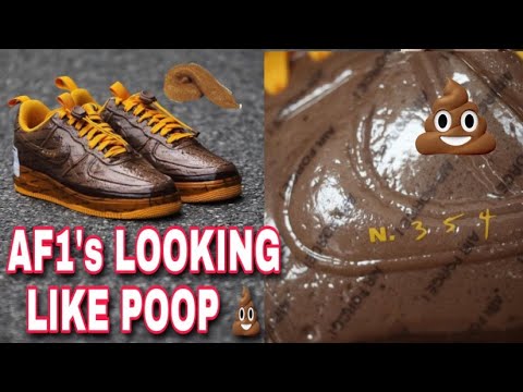 Nike Air Force 1 Experimental UPS Shoes look like Poop?WWE The Fiend &  Sneaker Battles- TESTEFY HD - YouTube