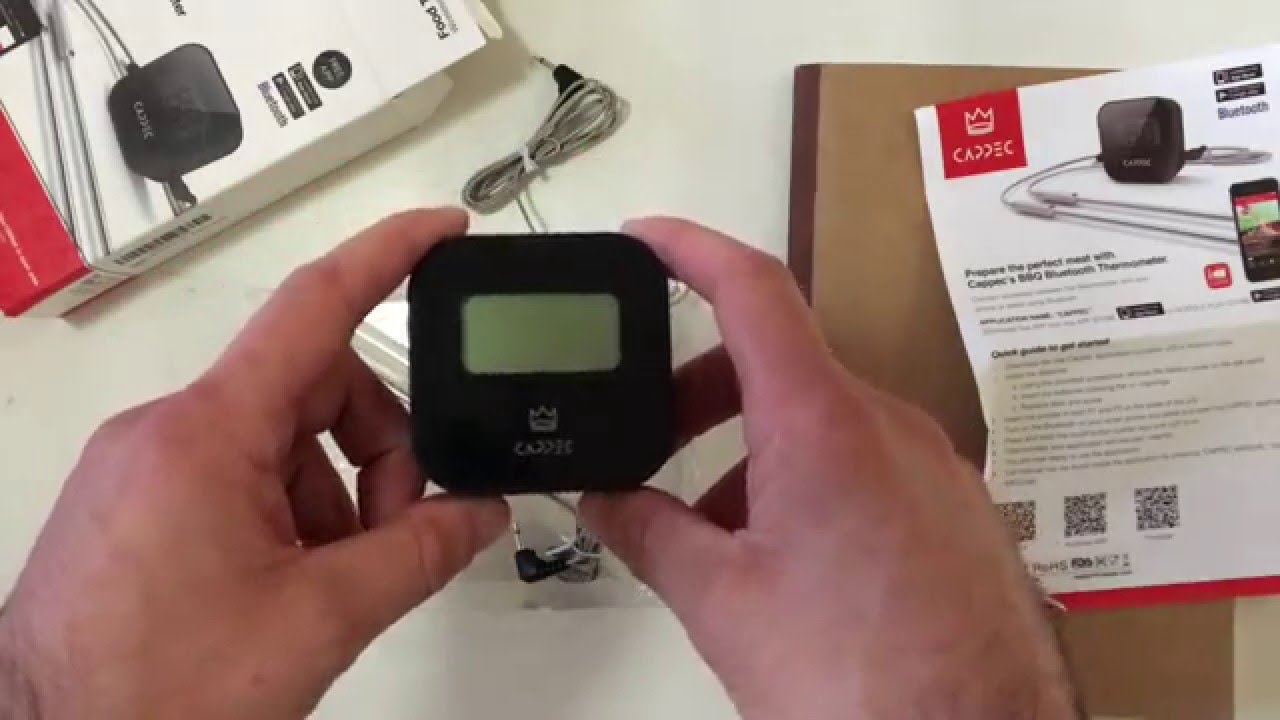 CAPPEC Blaze Wireless Bluetooth Thermometer Unboxing & First Look YouTube