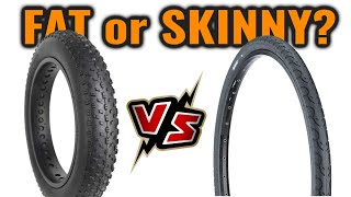 FAT VS. SKINNY TIRE EBIKES  PROS & CONS