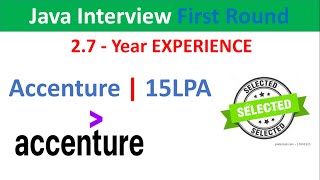 First Round | Java Developer Interview in Accenture experience screenshot 5