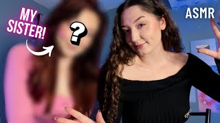 Asmr With My Sister Fast & Aggressive Hand Sounds & Tapping
