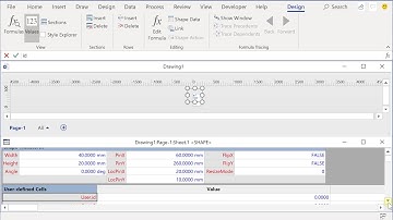 Visio: How create reference to other shape with using its ID