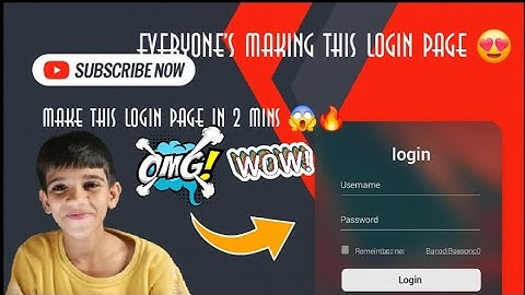 How to Create a Modern Login Form in HTML & CSS | Easy Login Page Design for Beginners