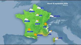 La Météo l Mardi 15 septembre 2026